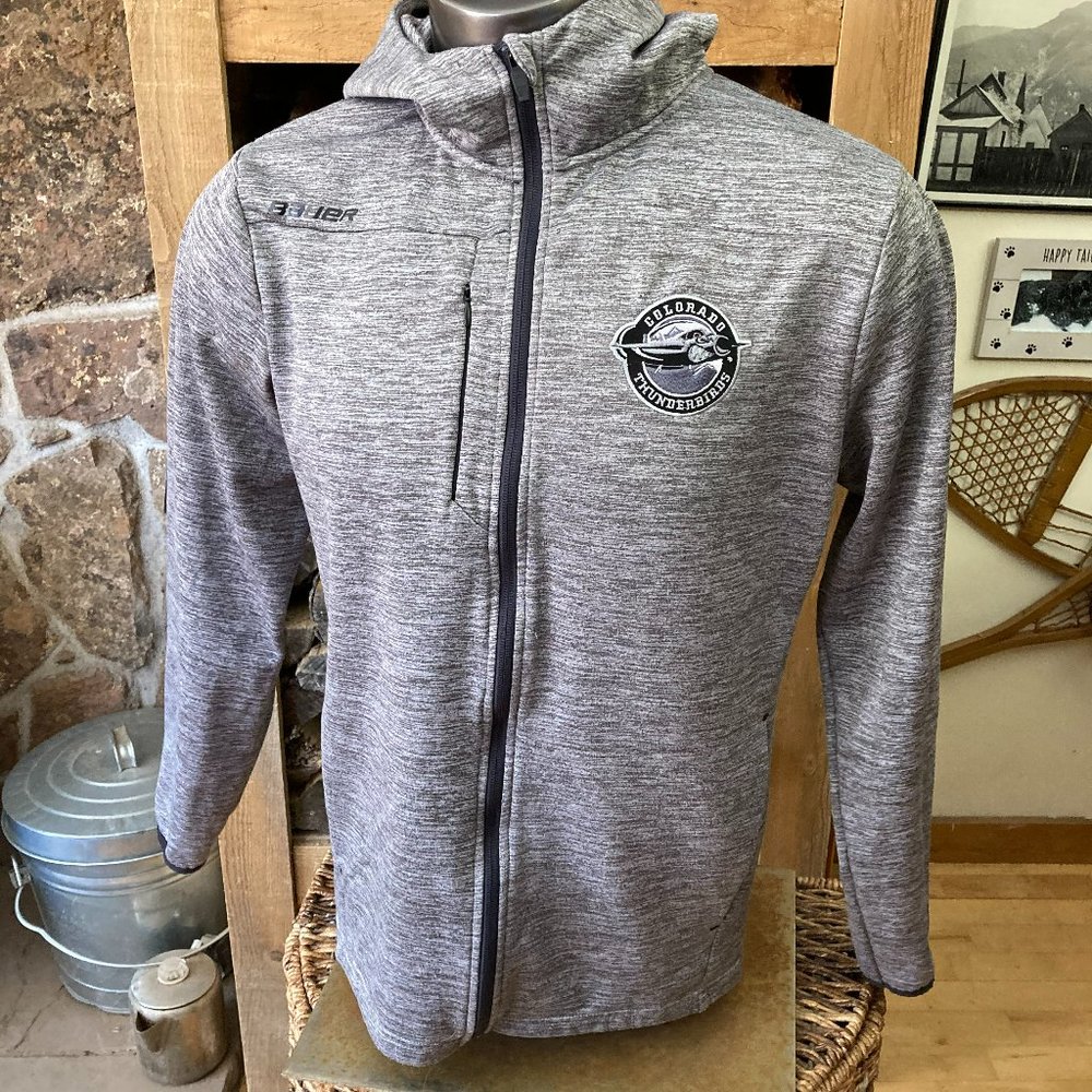 Colorado Thunderbirds Hockey athletic full zip jacket Bauer Team men’s large L